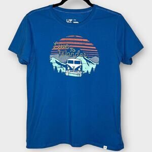 LIV Outdoor “Live to Wander” T Shirt Size Large Camping Hiking Travel Vacation